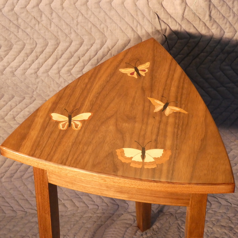 Wine glass table